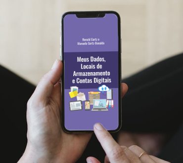 Capa do livro no celular: Meus Dados, Locais de Armazenamento e Contas Digitais